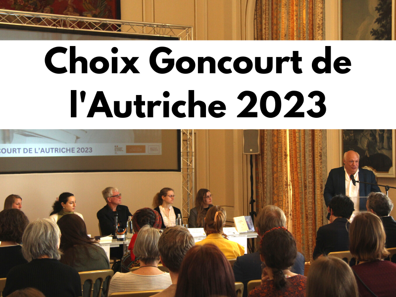 Le Choix Goncourt de l'Autriche 2023 décerné à "Une somme humaine" de